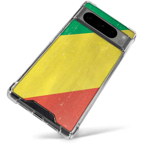 Republic of the Congo Flag Distressed Google Pixel 8 Pro Clear Case